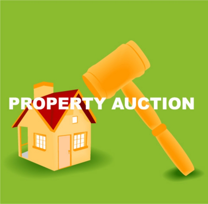 Property Auction Icon - Vector