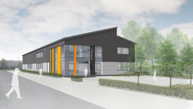 155 Milton North - DC Payments' new office at MEPC Milton Park in Oxfordshire (CGI)