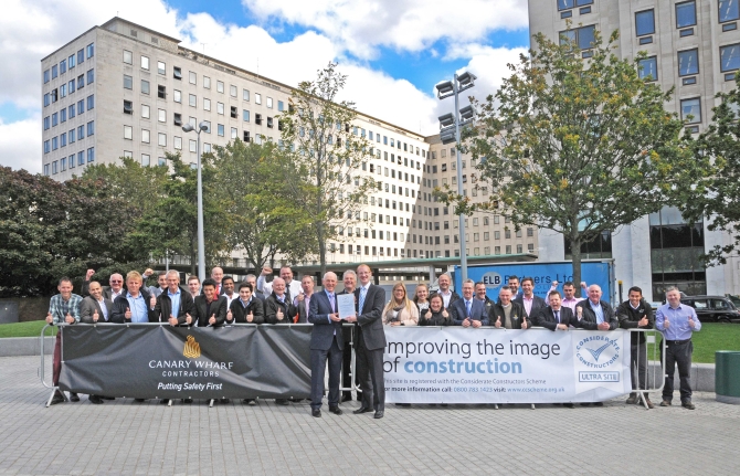 Canary-Wharf-Contractors-Southbank-Place-Development-earns-Coveted-Ultra-Site-Status
