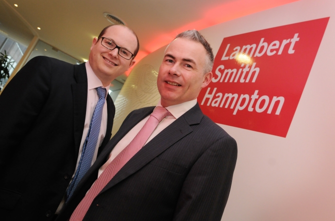 Richard Jones (right), head of retail and leisure at Lambert Smith Hampton in Birmingham, with head of office Adam Ramshaw