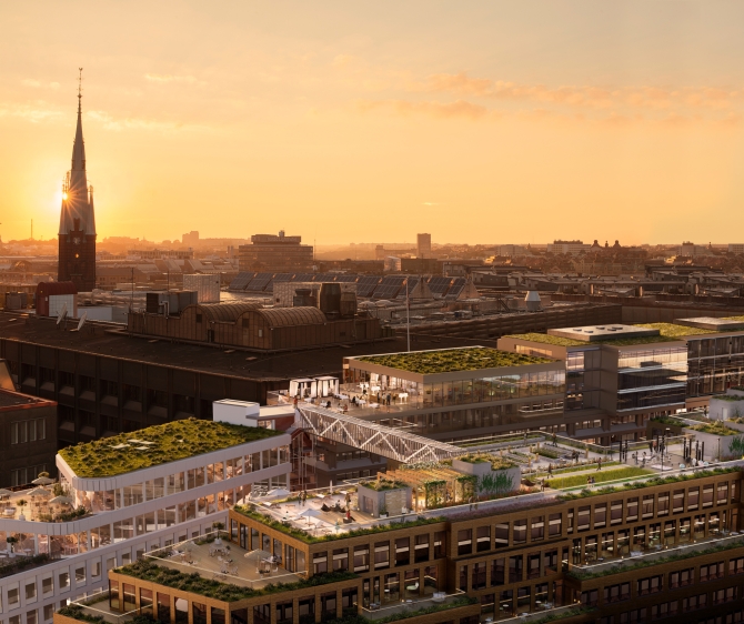 Urban Escape Stockholm innovative rooftop revealed for the first time