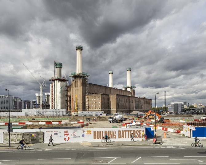 Battersea Power Station South West Chimney at 25m. Photograph ©Anthony Coleman/ VIEW