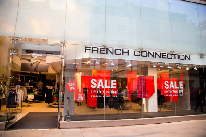 Unprofitable French Connection Store in Regent to Suffer from Closures