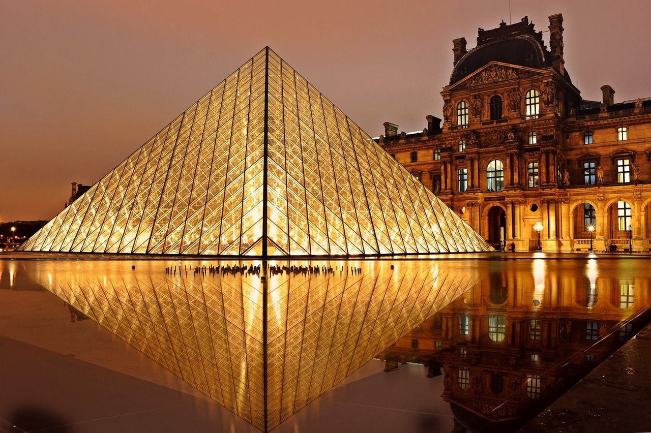 The Louvre Pyramid Paris